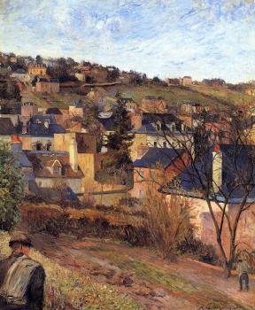 Paul Gauguin : Blue Roofs, Rouen